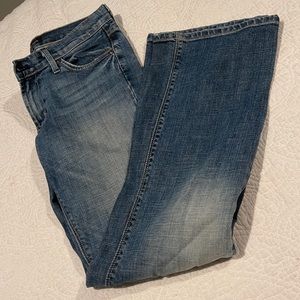 Boot cut dry aged jeans